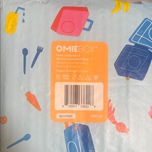 OmieBox Orange Food Container
